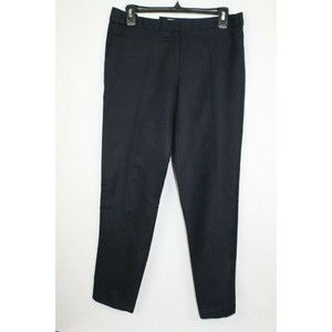 Calvin Klein Highline Ankle Length Pants Tapered Leg Size 4 Color Navy
